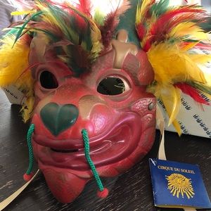 Cirque Du Soleil Red lion Mask